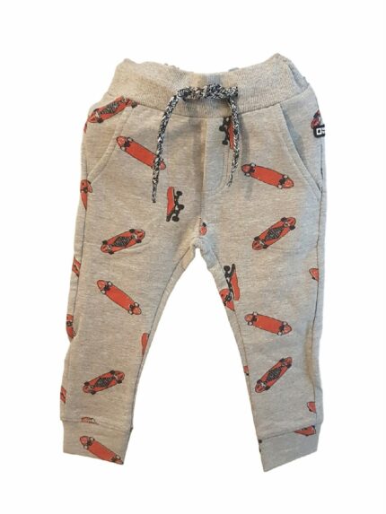 PANTALONE FELPA CIAN TUMBLE 'N DRY - Pantalone in felpa di cotone baby, fantasia "skateboard".