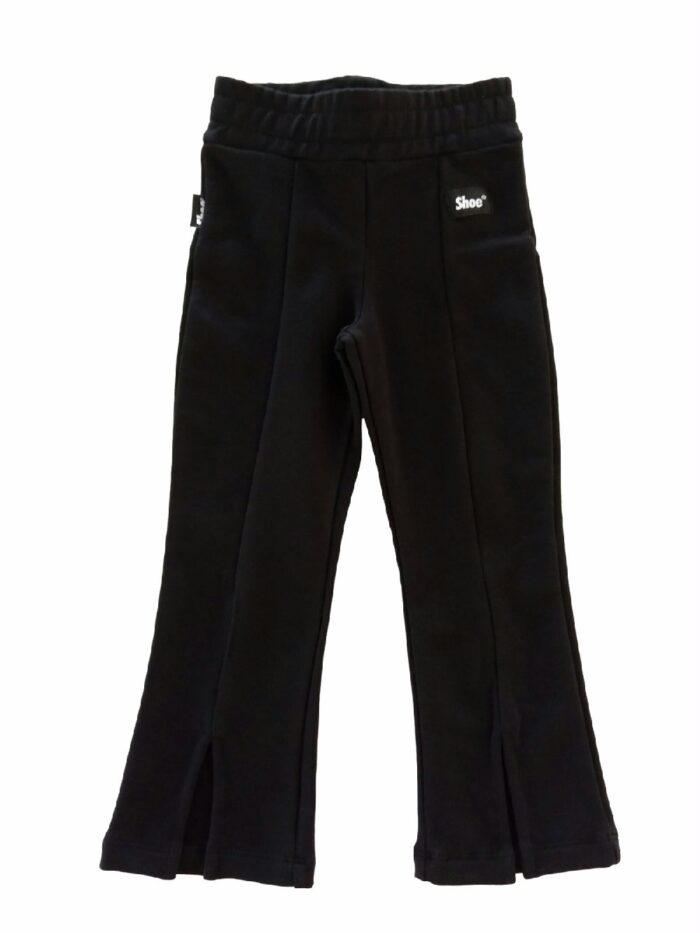 Pantaloni felpa bimba Pantaloni in felpa con cintura elastica e spacchetti al fondo.