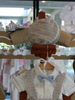 Coppola Sabbia Coppola fantasia rigata, fodera 100% cotone. Made in Italy