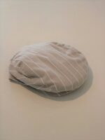 Coppola Sabbia Coppola fantasia rigata, fodera 100% cotone. Made in Italy