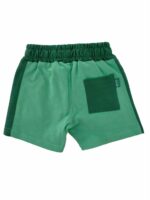 Bermuda felpa Bermuda in jersey di cotone stretch con taschine laterali, cintura elastica e bande laterali a contrasto, taschina dietro.