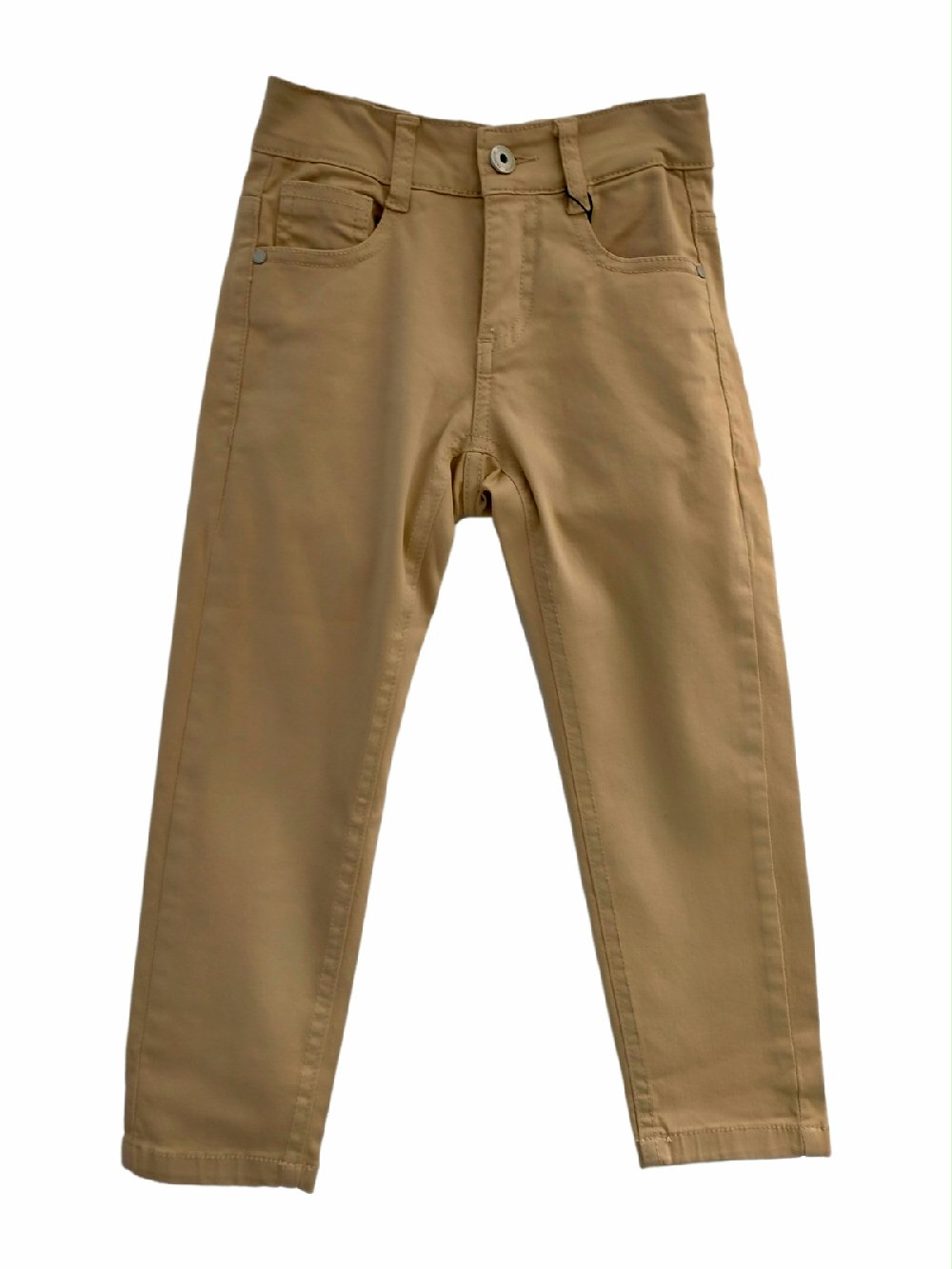 PANTALONE COTONE REGOLARE YX1903 00 PANTALONE COTONE REGOLARE ATIVO KIDS - Pantaloni in cotone, taglio regolare, modello cinque tasche. Colori blu e beige.