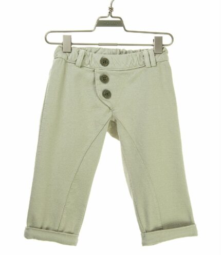 PANTALONI SLIM FIT C/ELASTICO MAPERÒ - Pantaloni in cotone con elastico interno e finta patta a bottoni. Taglie baby da 3 mesi a 4 anni.