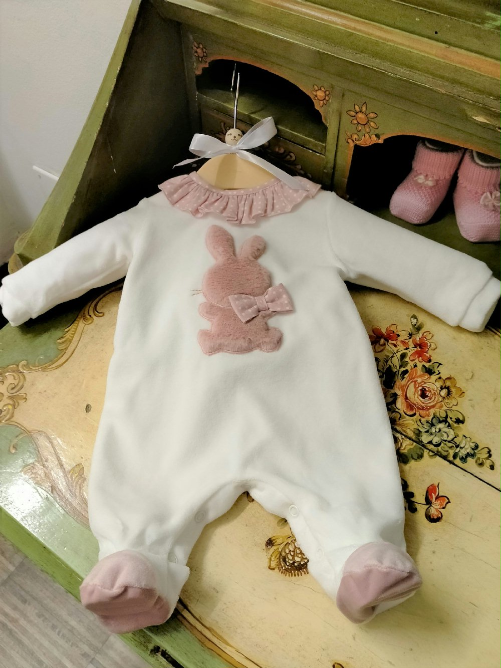 Tutina neonata Coniglietta  AI 2023, Coniglietta, Corredino