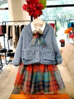 Gonna bimba Gonna in tulle multicolor con comoda cintura elastica. Made in Italy