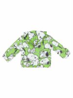 Felpa baby Felpa zippata con cappuccio dal peso invernalee, polsi e fondo elasticizzati, stampa Snoopy all over. Made in Italy
