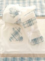 Asciugamano spugna Dolce Orsetto Quadrato Spugna Neonato - Eleganza e Morbidezza Made in Italy Nursery Lista Nascita Nascita Lui Idea Regalo Corredino