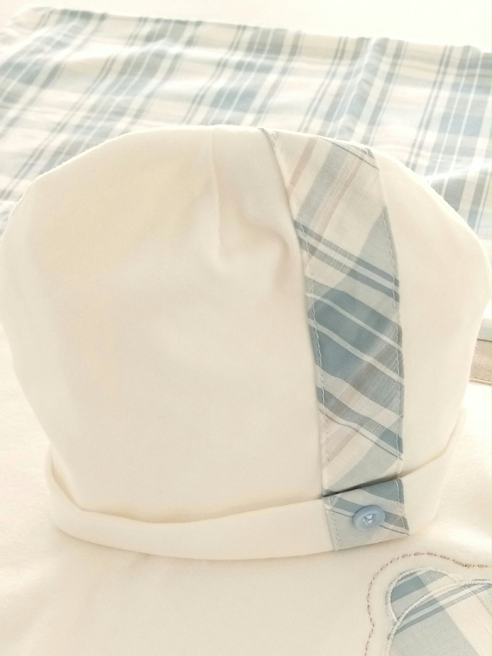 Cappellino neonato Dolce Orsetto Cappellino Jersey Stretch - Eleganza e Comfort per Neonati Nascita Lei Nursery Lista Nascita Idea Regalo Corredino
