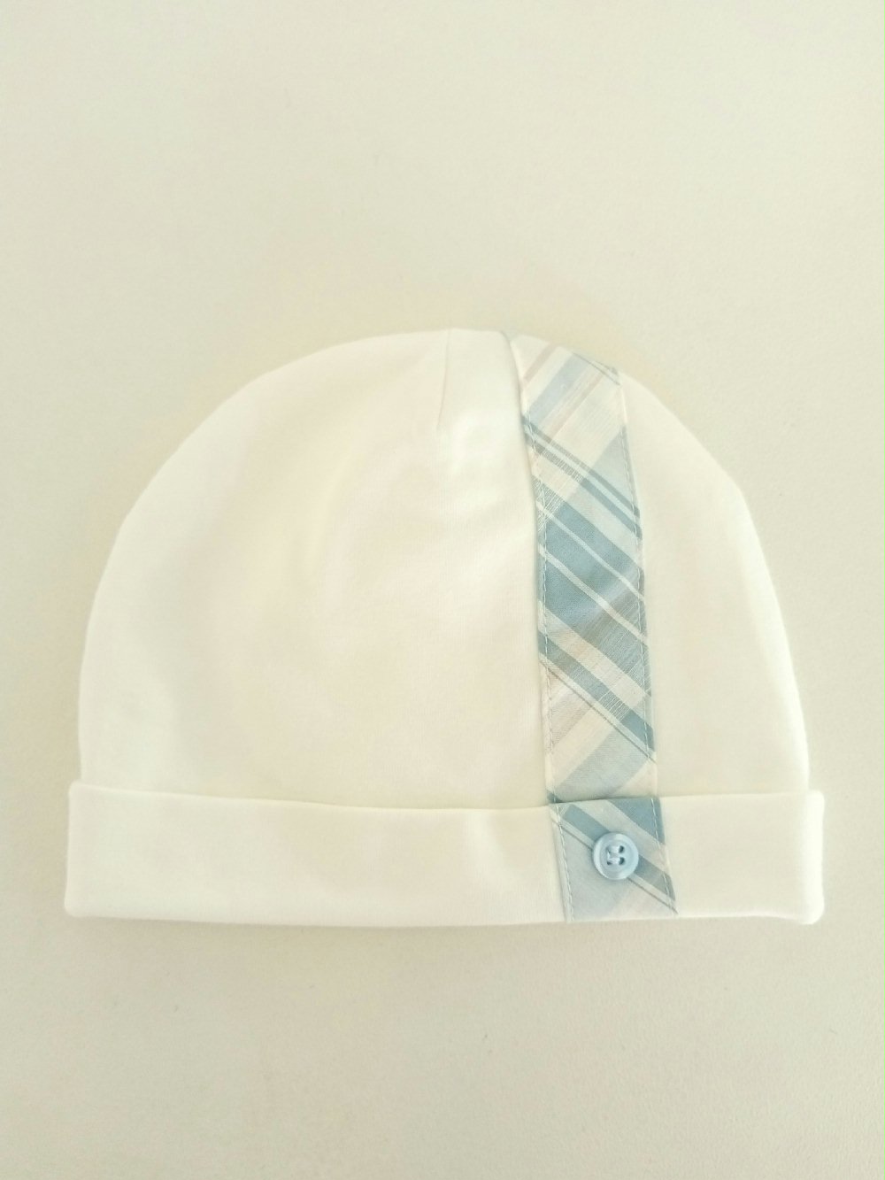 Cappellino neonato Dolce Orsetto Cappellino Jersey Stretch - Eleganza e Comfort per Neonati Nascita Lei Nursery Lista Nascita Idea Regalo Corredino