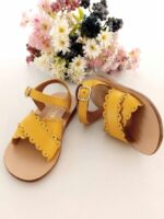 Sandalo bimba Eureka: Sandalo Incrociato per Bambina - Stile e Comfort Made in Italy Made in Italy Scarpe pelle