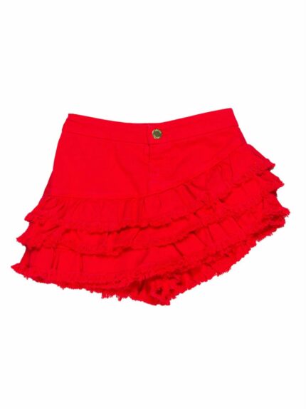 Shorts ragazza Pantaloncino Balze LÙ-LÙ - Stile Casual Chic per Ragazze Trendy
