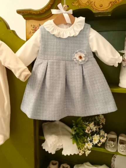 Abito con body Cannella Abito neonata con body Teto&Tatta: eleganza e comfort Made in Italy Made in Italy Nascita Lei Nursery Lista Nascita Idea Regalo Corredino