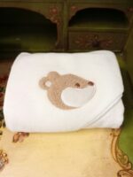 Asciugamano Scoiattolo Asciugamano neonato in spugna di cotone con Scoiattolo Teddy - Teto&Tatta Made in Italy Made in Italy Lista Nascita Scoiattolo Nascita Lui Idea Regalo Corredino