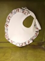 Bavetta neonata Cannella Bavaglino a cuore per neonata Teto&Tatta: pratico e delicato Made in Italy Nascita Lei Nursery Lista Nascita Idea Regalo Corredino