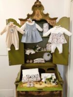 Completo due pezzi Cannella Completo clinico per neonata - Teto&Tatta - 100% Made in Italy Made in Italy Nascita Lei Nursery Lista Nascita Idea Regalo Corredino