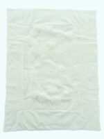 Copertina culla Nuvola Copertina culla/carrozzina in ciniglia e tulle ricamato - Eleganza e calore Made in Italy Made in Italy Nascita Lei Nursery Lista Nascita Idea Regalo Corredino