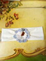 Fascia Cannella Fascia per neonata in jersey Teto&Tatta: pratica e fashion con decorazione floreale Made in Italy Nascita Lei Nursery Lista Nascita Idea Regalo Corredino