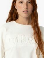 Felpa girocollo ragazza Virus Felpa Girocollo TIFFOSI per Ragazza - Stampa Embossed e Comfort Sportivo Ragazza Teen Autunno/Inverno