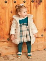 Giubbotto lungo bimba Giubbotto Lungo Bimba con Cappuccio - Caldo e Pratico per l'Inverno