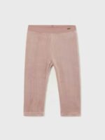 Leggings velluto bimba Leggings in Velluto Rosa Cipria per Bimba 6-36 Mesi | Comodi e Caldi - Mayoral