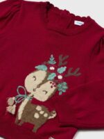 Maglione intarsi bimba Maglia Bimba Intarsio Cerbiatto | Comfort e Stile Delicato