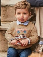 Maglione intarsi bimbo Maglia Macchinine per Bimbo 6-36 Mesi | Calda e Morbida - Mayoral