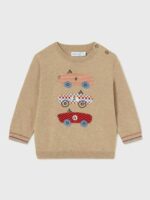 Maglione intarsi bimbo Maglia Macchinine per Bimbo 6-36 Mesi | Calda e Morbida - Mayoral