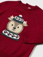 Maglione raglan bimbo Maglia Raglan Natalizia per Bimbo 6-36 Mesi | Calda e Morbida - Mayoral