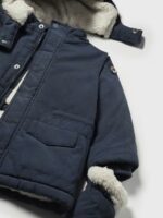Parka con cappuccio bimbo Giaccone Invernale per Bimbo con Cappuccio e Manopole Rimovibili - Mayoral