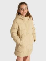 Parka con cappuccio bambina Parka Bambina con Cappuccio Removibile e Fodera in Pelliccia Ecologica