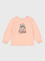 T.shirt maniche lunghe bimba T.Shirt Bimba a Manica Lunga con Stampa Natalizia - Perfetta per le Feste