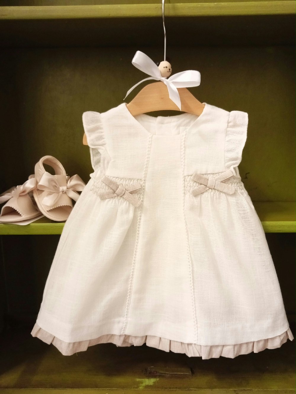 Abito cerimonia con culotte neonata Collezione primavera estate