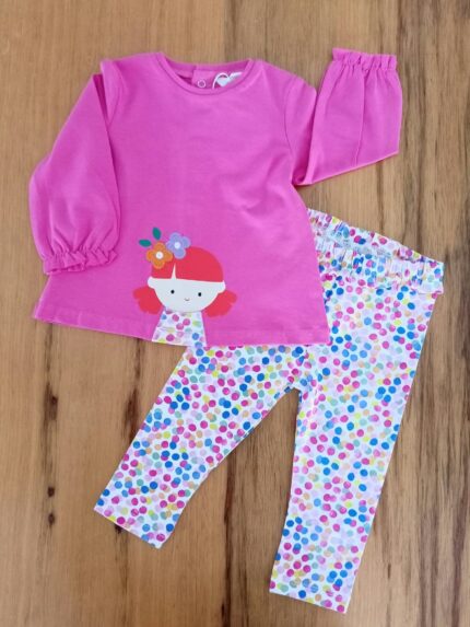 Completo due pezzi m/lunga neonata Completo Due Pezzi per Neonata Mayoral New Born