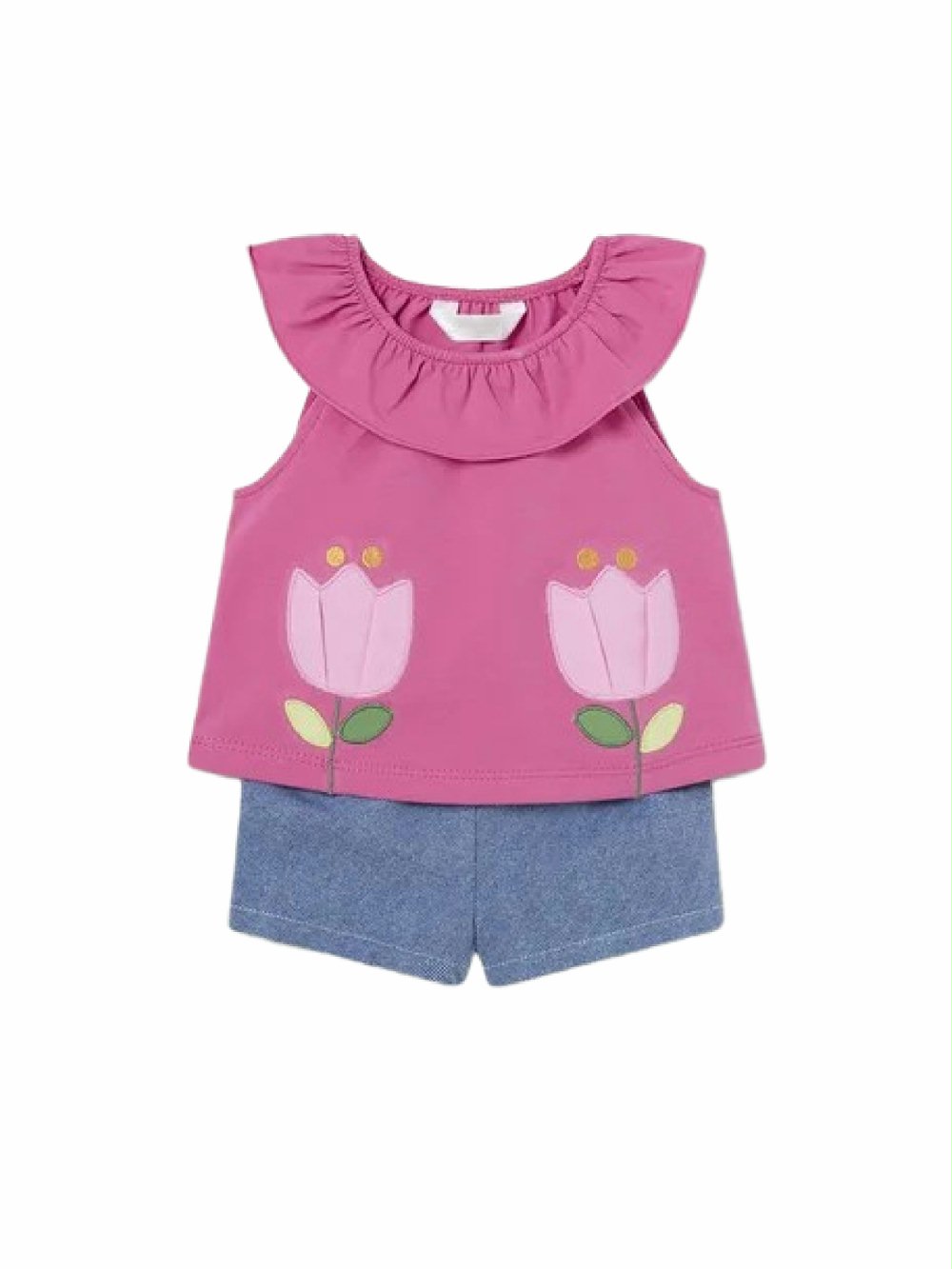 Completo due pezzi neonata 1634_000 00 Completo due pezzi neonata Completo Due Pezzi in Jersey Stretch per Neonata Mayoral New Born