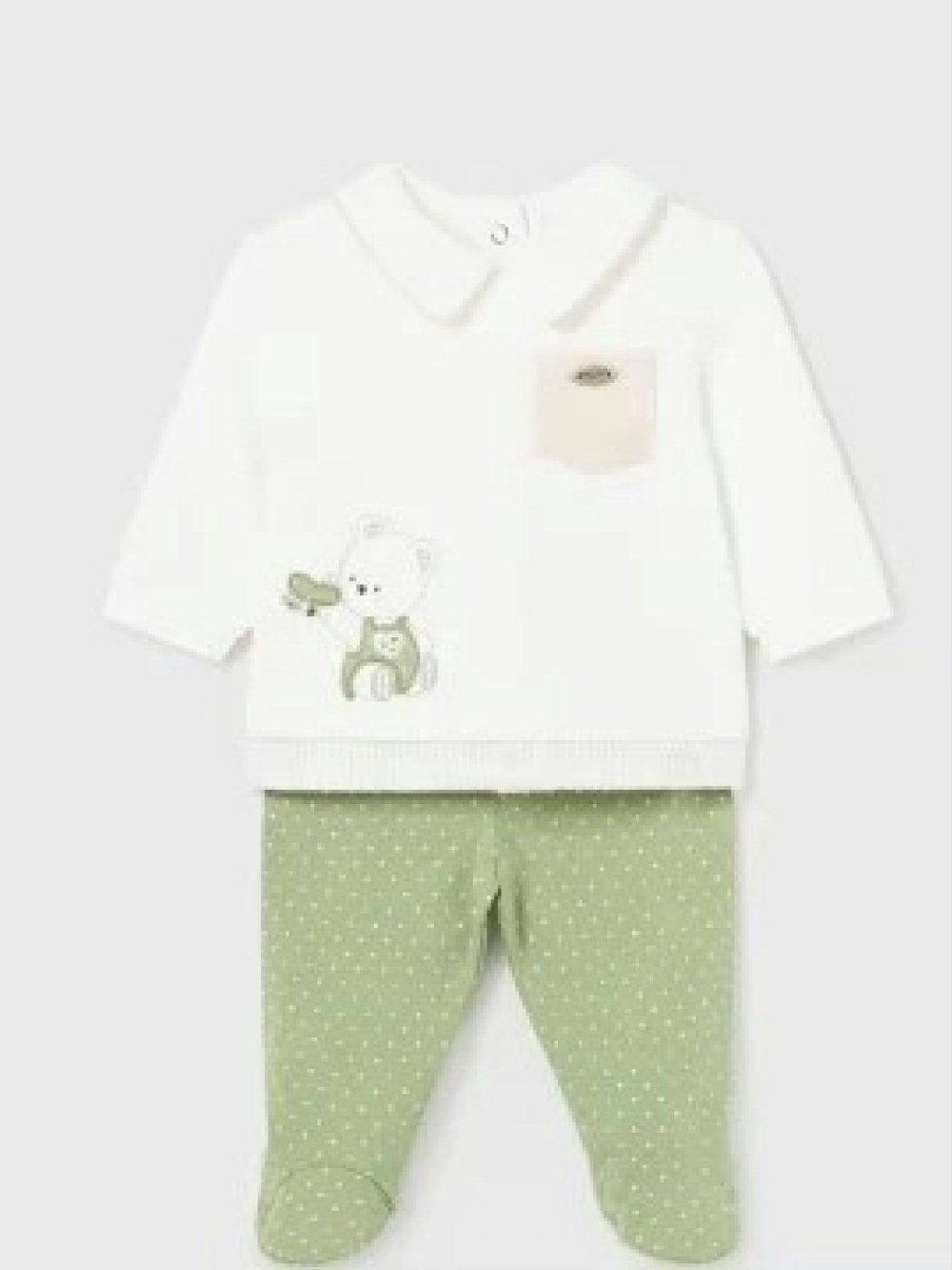 Completo due pezzi neonato 1533_015 00 Completo due pezzi neonato Completo Due Pezzi Neonato 0-18 Mesi Mayoral New Born in Jersey Stretch