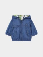 Giacca a vento reversibile neonato Giacca a Vento Reversibile Neonato Mayoral New Born con Cappuccio Rimovibile