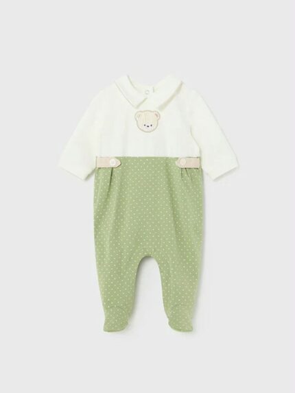 Tutina c/piedini neonato Tutina Neonato Mayoral New Born: Manica Lunga con Colletto Camicia