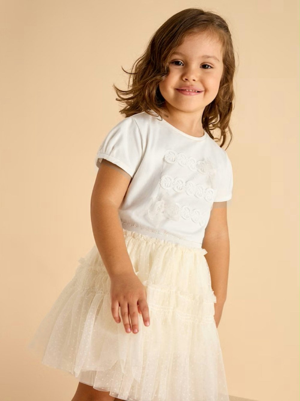 Gonna Tutù Per Bambine - Tulle Stratificato Con Paillettes, Per Balletto E Feste - Foto 8