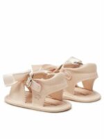 Sandaletto culla neonata Sandaletto da Culla Neonata Mayoral New Born - Minorchina con Fiocco