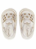 Sandaletto culla neonata Sandali Neonata Mayoral New Born in Ecopelle con Cuori e Suola Morbida