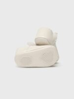 Scarpina culla neonata Scarpine Neonata Mayoral New Born: Modello Bebè con Strappo e Finitura Satin