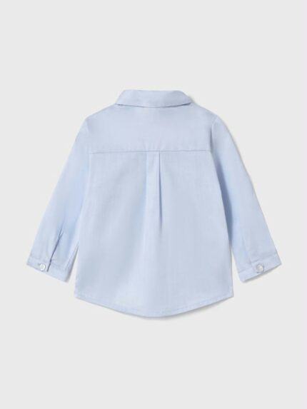 Camicia a manica lunga con papillon neonato Camicia a Maniche Lunghe con Papillon per Neonato Mayoral New Born