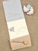 Copertina culla Bebè Copertina Culla/Passeggino in Jersey di Cotone - Made in Italy, Morbidezza e Stile Nursery Lista Nascita Idea Regalo Corredino