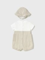Pagliaccetto con cappello neonato Set Neonato Mayoral: Pagliaccetto e Cappello, Stile e Comfort Estivo!