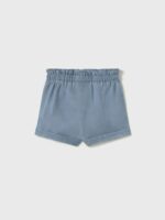 Shorts fiocco neonata Shorts Neonata Mayoral New Born: Chambray di Cotone con Fiocco
