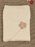Asciugamano spugna Fiaba Rosa Quadrato spugna neonata Teto&Tatta - 100% cotone naturale, 100% amore. Nursery Lista Nascita Idea Regalo Corredino
