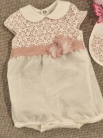 Pagliaccetto neonata Fiaba Rosa Pagliaccetto neonata Teto e Tatta - Stile delicato, tessu Nursery Lista Nascita Idea Regalo Corredino