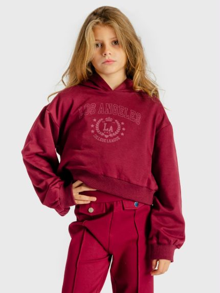 Felpa con cappuccio Unicorno | Collezione autunno inverno, Mousse Dans La Bouche Kids | Pollicino Web - Briciole di Moda - Abbigliamento 0-16 anni bambino e bambina
