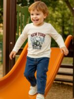 Jeans carpenter bimbo Jeans Ativo Kids modello carpenter | 6-36 mesi Back to School