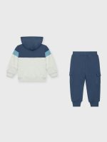 Tuta sportiva bimbo Ativo Kids - Tuta in felpa di cotone stretch 6/36 mesi Back to School